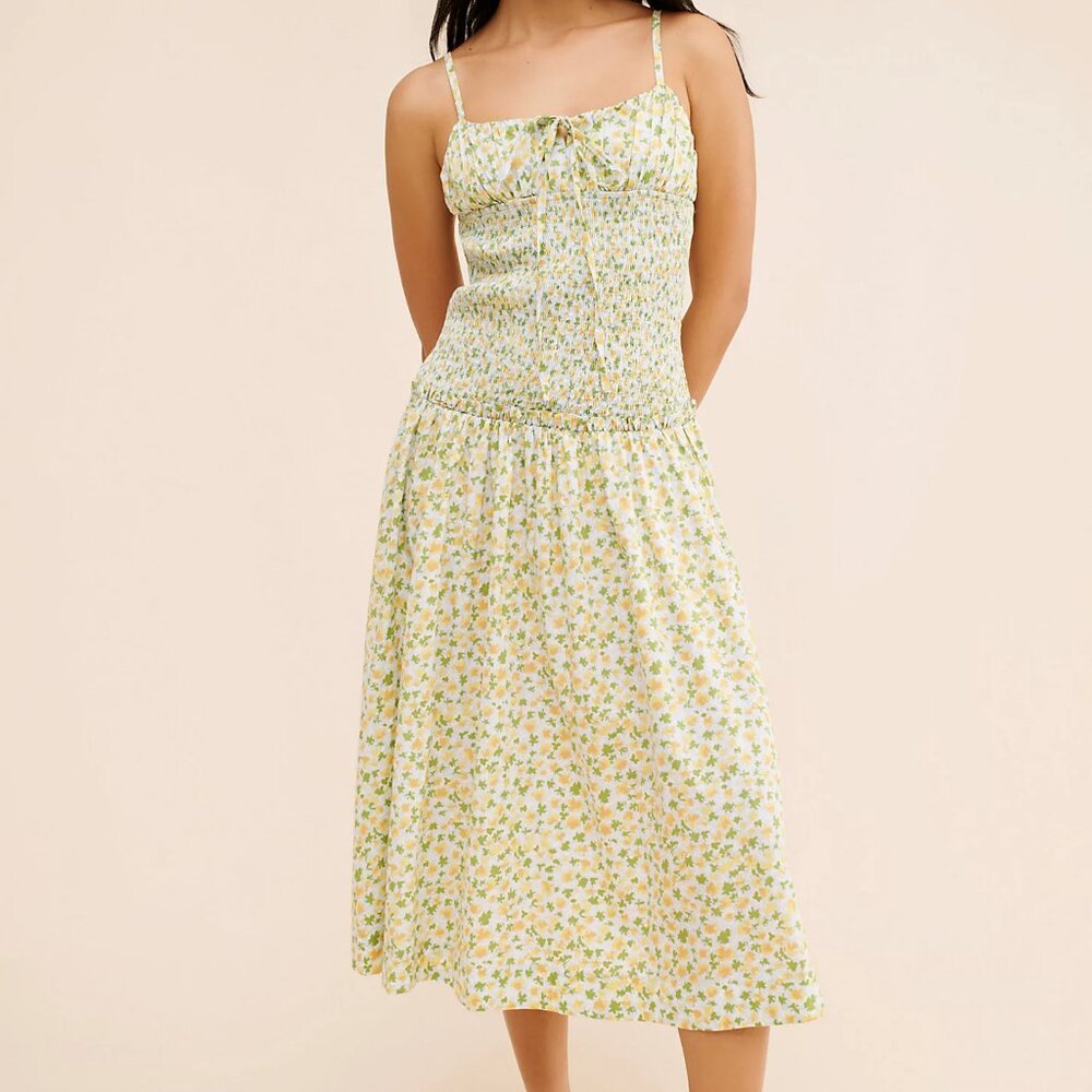 068 Free People Lavender Daze Dress NWT Size Medium